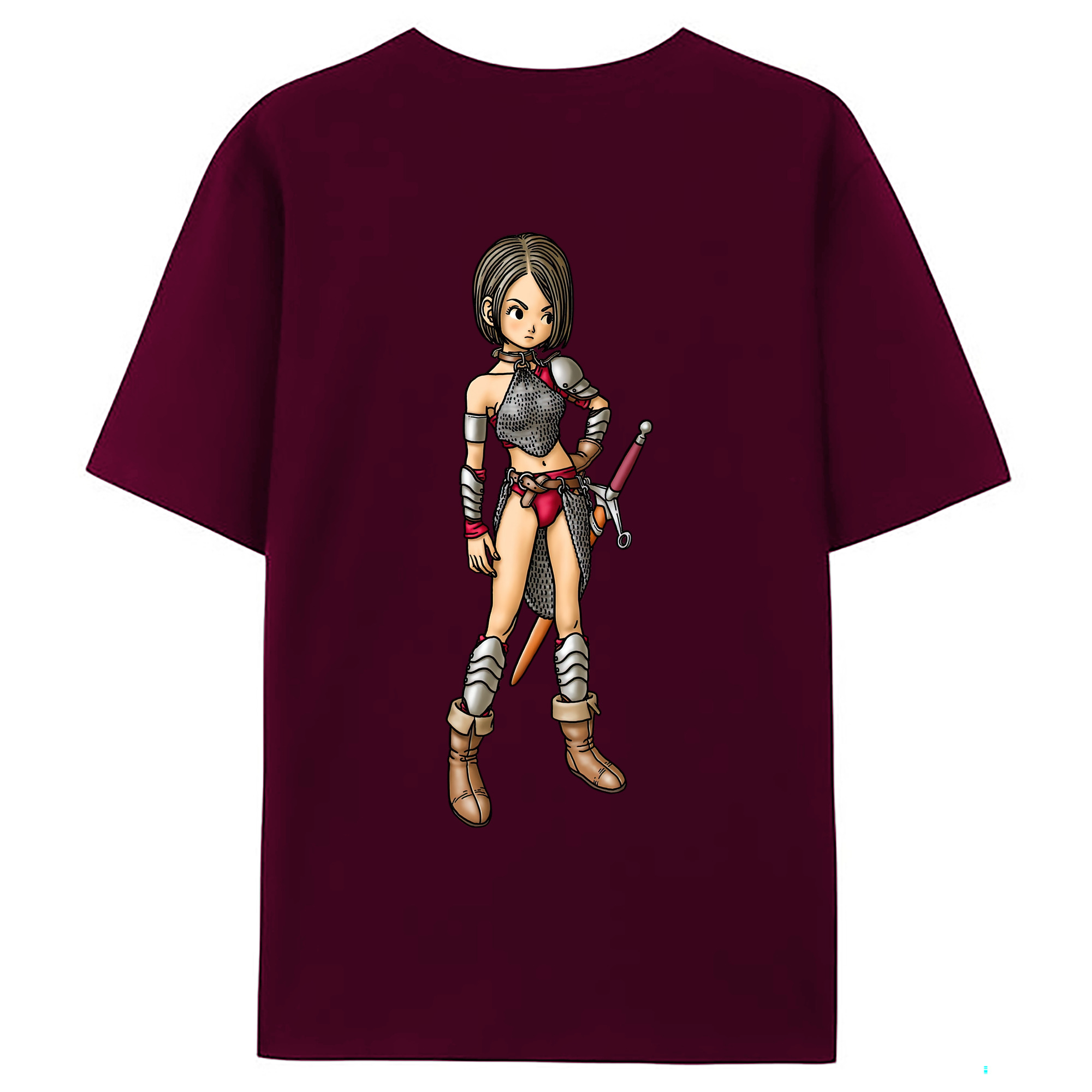 （画像用） ドラゴンクエスト Doragon Kuesuto Dragon Quest レディース半袖Tシャツ(バックプリント)